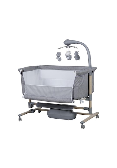 Prego Carmela Elektrikli Anne Yanı Beşik - Gri