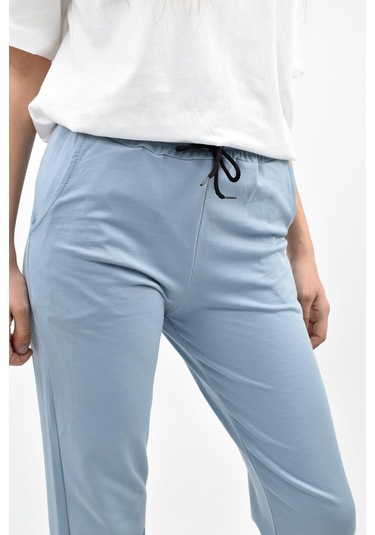 Cep Detaylı Jogger Eşofman Altı - Mavi Mavi