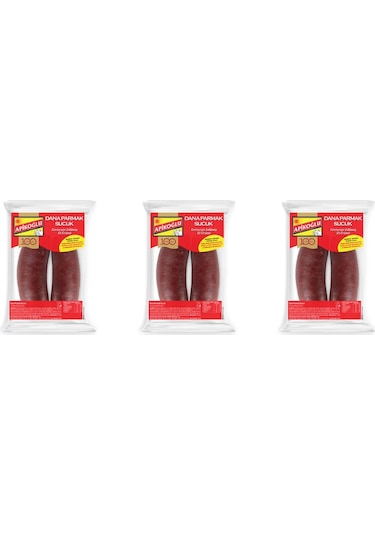Dana Parmak Sucuk 200 Gr. Üçlü Paket Toplam 600 Gr.