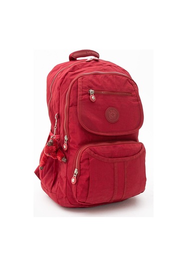 Ultra Hafif Çok Cepli Su Geçirmez Sırt Çantası Kırmızı Model: 571-2e - Kırmızı
