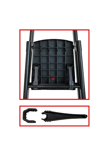 Anka Plus 3+1 Basamaklı Metal Merdiven