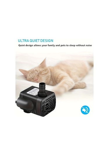 Xuweiwei Usb Water Pump 1pc Sessiz 3w Dc Su Pompası 200l/h Akış Hızı Dayanıklı Abs Gövde Usb Beslemeli