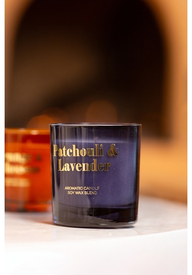 Glam Patchouli Kokulu 2'li Mum Seti Lacivert 120 Gr - 200 Gr Renkli