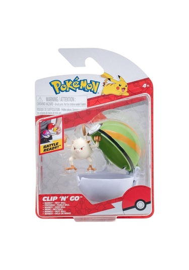Pokemon Clip 'n' Go Mankey Pkw3136