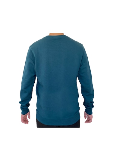 Jack Wolfskın Erkek Sweatshırt Mark Sweat Yeşil Yeşil Yeşil