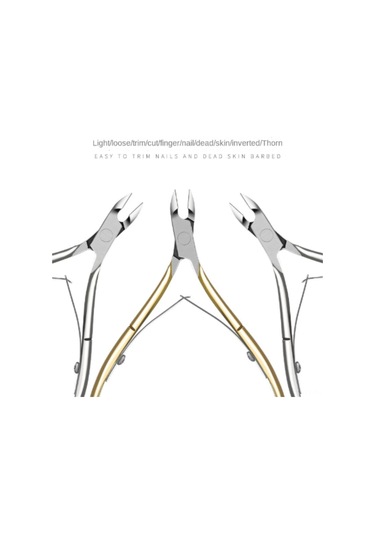 Shineyee Pembeleşme Ve Tırnak Kenarı Kırıkları Kaldıran Profesyonel Paslanmaz Çelik Tırnak Budama Makası - D501 Modeli