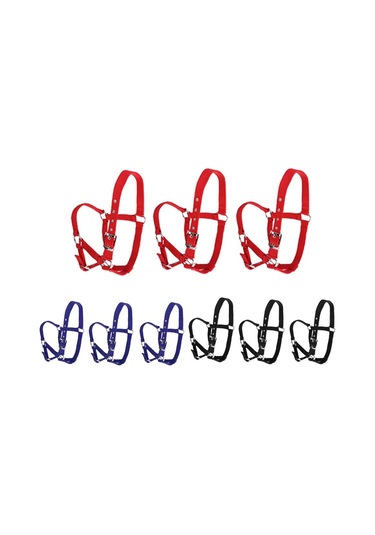 Homyl Ayarlanabilir Naylon Dokuma Binicilik Batı At Kırmızı-s Kırmızı S