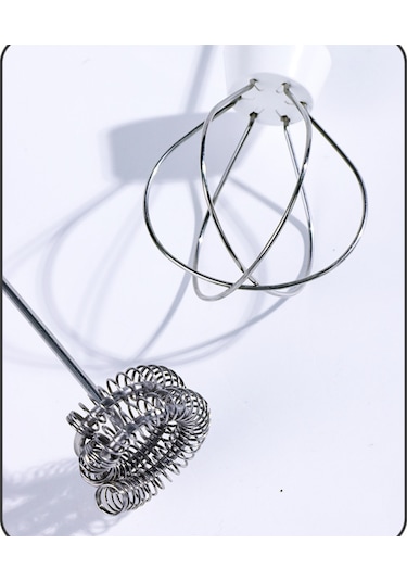 Yystore Pratik Mutfak Elektrikli Usb Taşınabilir Köpürtücü Beyaz