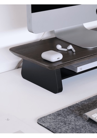 Küçük Monitör Standı Ceviz