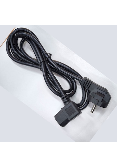 90 Derece L Tipi Power Kablo 3x0.75 L Tipi 90 Power Kablosu 3m