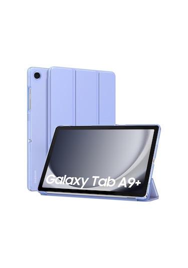 Samsung Galaxy Uyumlu Tab A9 Plus X210 X213 X215 X217 Kılıf New Pu Deri Smart Standlı Case Uyku Modlu