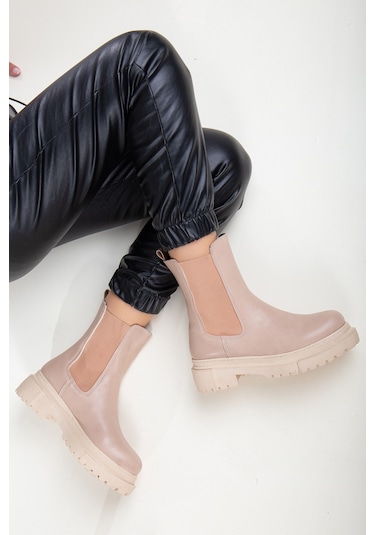 Daxtors D1850 Kadın Yanı Lastikli Ortopedik Bot Bootie 22kdaf100000002-58 001