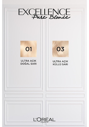 Excellence Creme Saç Boyası - 03 Ultra Açık Küllü Sarı