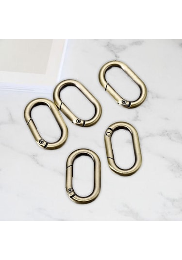 Suntek 5 Parça Bahar Oval Yüzükler 1 "oval Bronz