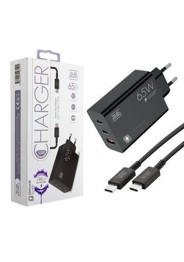 Subzero Sg88 65w Usb+pd+pd Girişli Süper Fast Type-c Şarj Aleti