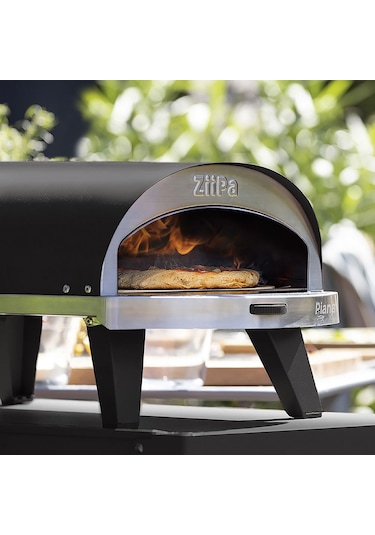 Ziipa Piana Gazlı Pizza Fırını Karbon Zp-22-043 Ziipa Renkli