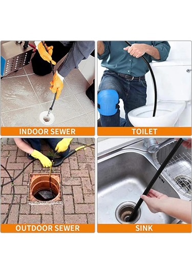 10 Metre 2320psi 160bar Yüksek Basınçlı Yıkama Kanalizasyon Drenaj Su Temizleme Hortumu Boru Temizleyici Karcher K2 K3 K4 K5 K6 K7