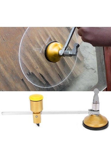 Maotai Shop Cam Kesici 360 Döndürme Daire Pusulası