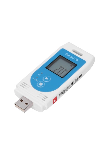 Springsun Tempu03 Usb Sıcaklık Ve Nem Kaydedici - 32000 Veri Noktası, Pdf/csv Raporu, Ip54 Koruma, Lcd Ekranlı Ölçüm Aleti