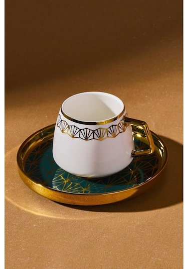 Karaca  Verde 6 Kişilik Kahve Fincan Takımı 100 ml