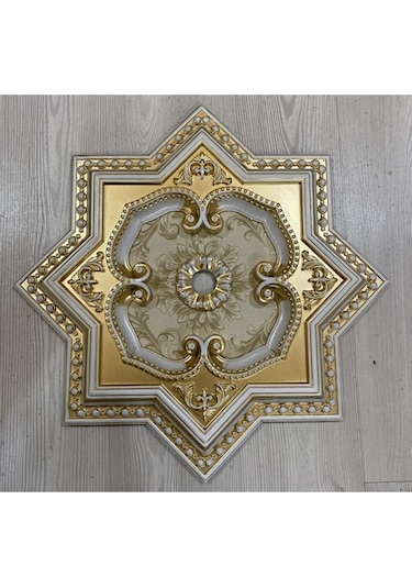 Decogold 60 Cm Yıldız Bronz Saray Tavan Göbek