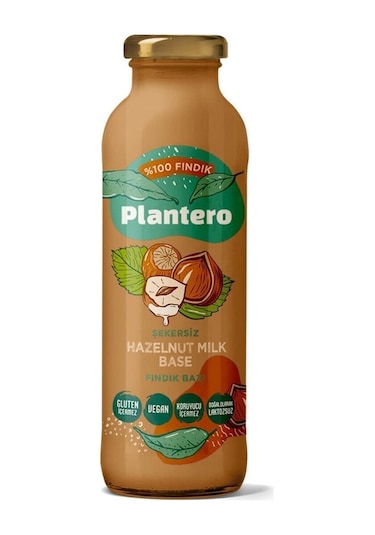 Fındık Sütü Bazı Konsantre Bitkisel Süt 250gr, %100 Fındık, Şekersiz