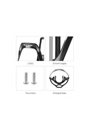 Açık Mavi Bisiklet Su Şişesi Tutucu Yol Bisikleti Hafif İçme Şişesi Kafesi Bisiklet Bardak Tutucu Bardak Braketi Açık Mavi