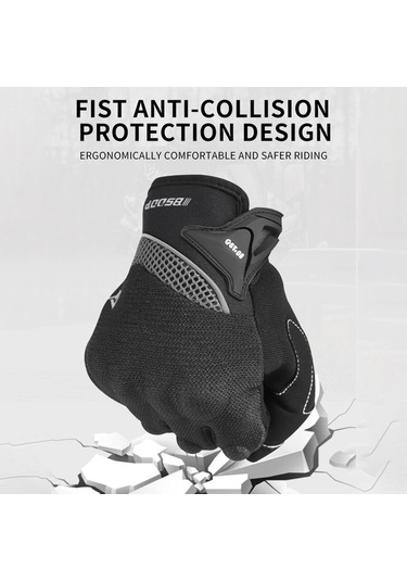 Dancemonkey Bsddp Motosiklet Eldivenleri - Kaymaz, Dokunmatik Ekran, Darbeye Dayanıklı, Reflektif Eldivenler