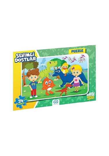 Yapboz- Ca.5121-5122 Sevımlı Dostlar Frame Puzzle 24