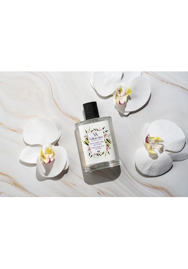 Volkan Ates Natural & Beauty Beyaz Orkide Misk Kolonyası Cam Şişe 100 Ml