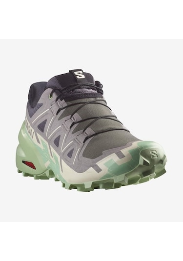 Salomon Speedcross 6 W Kdn Castlerock/vanilla Ice/smoke Green Patika Koşusu Ayakkabısı L47582000 Mor Salomon Speedcross 6 W Kdn Castlerock/vanilla Ice/smoke Green Patika Koşusu Ayakkabısı L47582000 Mor