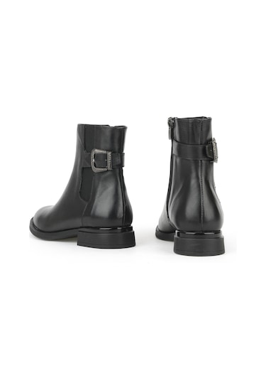 Ziya, Kadın Hakiki Deri Bot 1531022z7614 Siyah 1531022z7614 000 Siyah