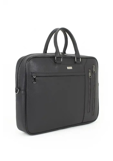 Case Club 17.3 İnç Omuz Askılı Unisex Laptop Evrak Çantası Taba