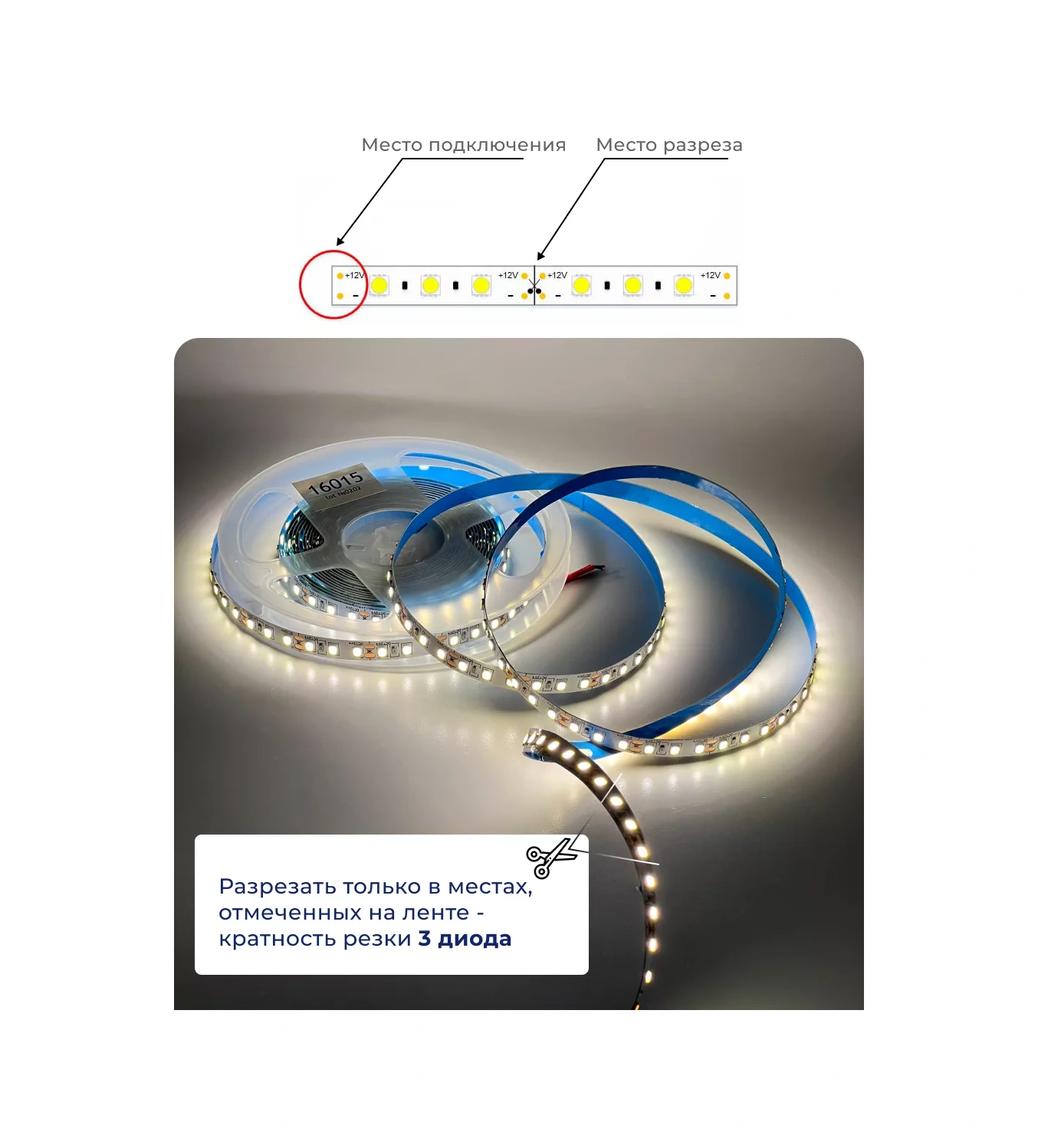 Truenergy Ev Ve Dekorasyon İçin 5 Metre 3000k Led Şerit 208213167 Beyaz