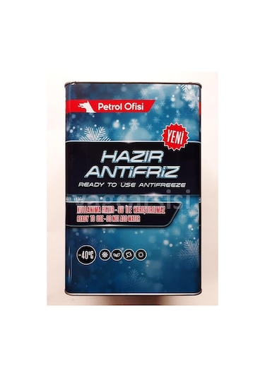 Petrol Ofisi Hazır Antifiriz -40 Teneke 16 Kg