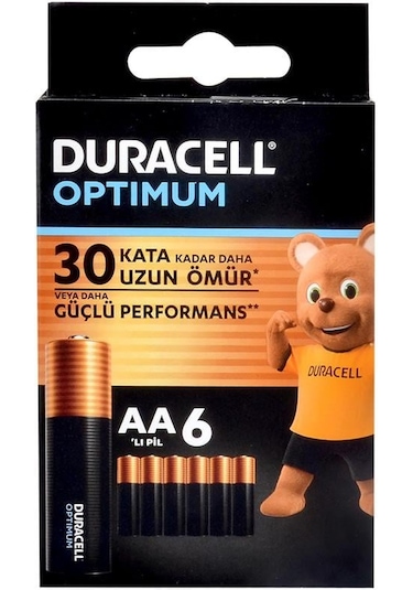 Duracell Optimum Aa Kalem Pil 6lı