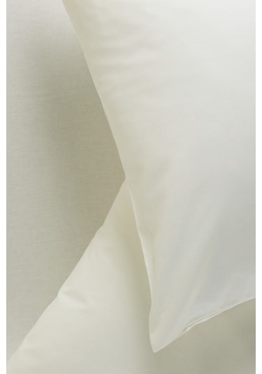 Sarev Ekru %100 Pamuk Tek Kişilik 100 200 Cm 1 Adet Yastık Kılıflı Fitted Çarşaf Seti Ekru