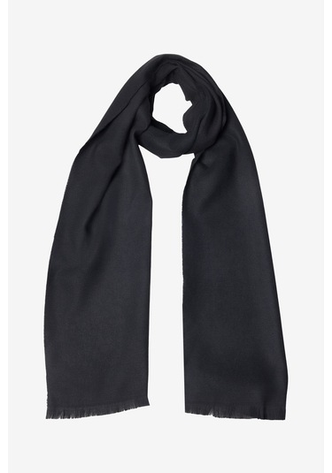 Erkek Sıyah Sıcak Tutan Atkı Siyah