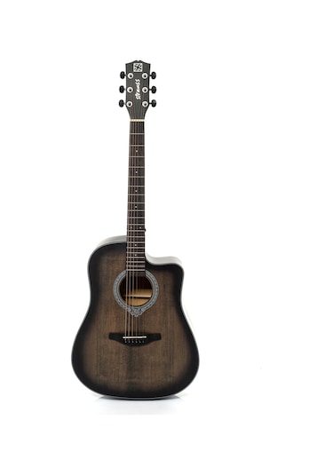 Strauss Sa-215 Bk Akustik Gitar - Siyah