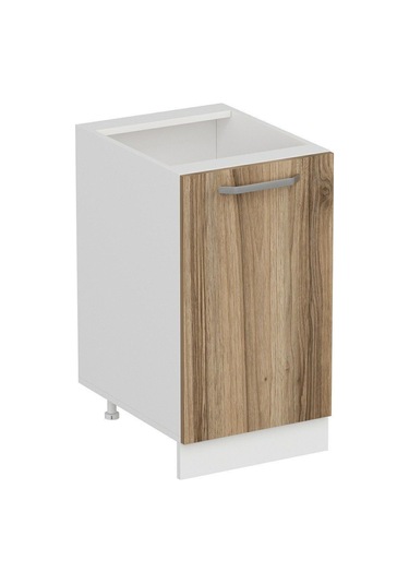 Minar Mutfak Alt Modül 1k1r 45cm Dolap Beyaz/dore - D1