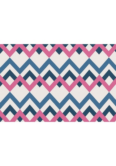 Çift Kişilik Desenli Nevresim + 2 Adet Kapaklı Yastık Kılıfı Fuşya