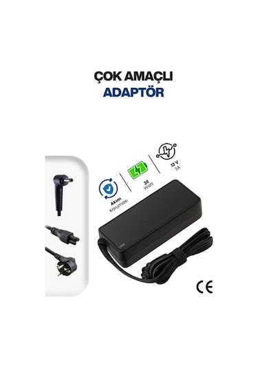 12v 3a 5.5 2.5mm 36w Ac/dc Adaptör
