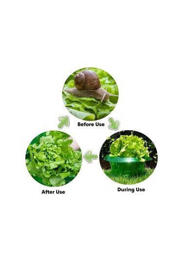 Willowhaven 10 Adet Yeşil Yeniden Kullanılabilir Sebze Salyangozu Koruma Kılıfı