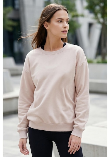 Basic Oversıze O Yaka 3lü Paket Koyu Gri-bej- Yaban Gülü Kadın Sweatshirt - 97053 Koyu Gri-bej-yaban Gülü Basic Oversıze O Yaka 3lü Paket Koyu Gri-bej- Yaban Gülü Kadın Sweatshirt - 97053 Koyu Gri-bej-yaban Gülü