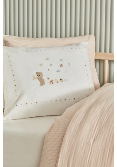 Karaca Home Bebek Eloise Müslin Comfort Set Pudra 200.22.14.0523
