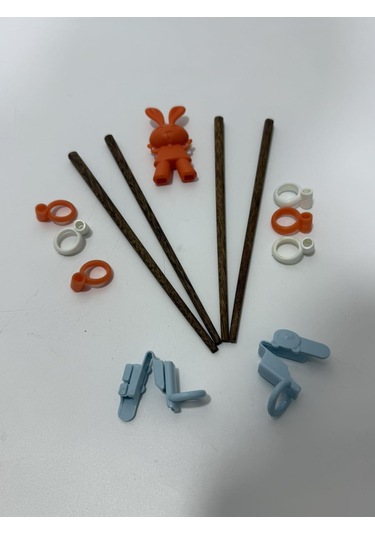 Sushi Chopstick Ve Tutma Aparatı 13 Parça Çok Renkli