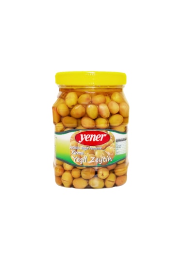 Yener Yeşil Kırma Zeytin 900 Gr Doğal Fermante