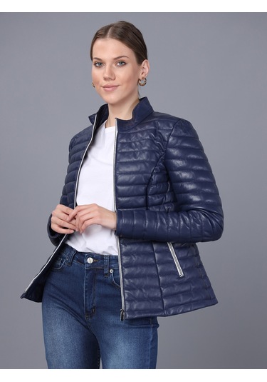 Basics&more Kadın Deri Ceket Ia90 001