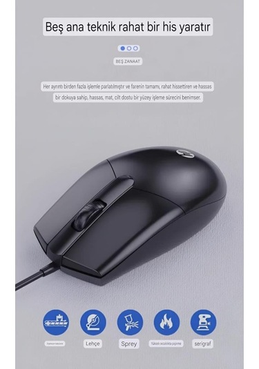 Hp M260 Gaming Oyuncu Mouse Usb Siyah Diğer