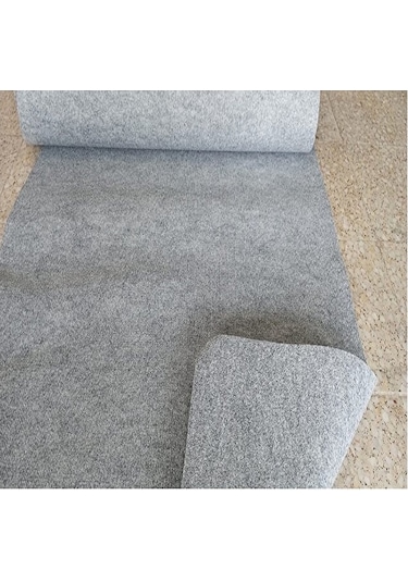 200 X 500 Gri Halıfleks Duvardan Duvara Halıflex Rip Halı Fuar Organizasyon Halısı